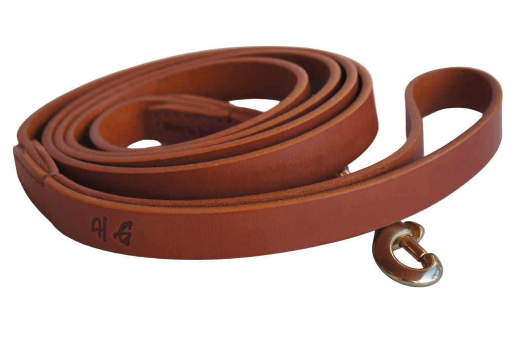 whiskey brown smooth leather with antique brass hardware